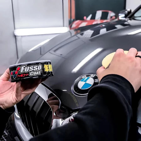 Cera Automotiva Fusso Coat Black Soft99 | Proteção e Brilho por 12 Meses