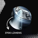 Farol de LED M7 Atom 6000K instalado no veículo