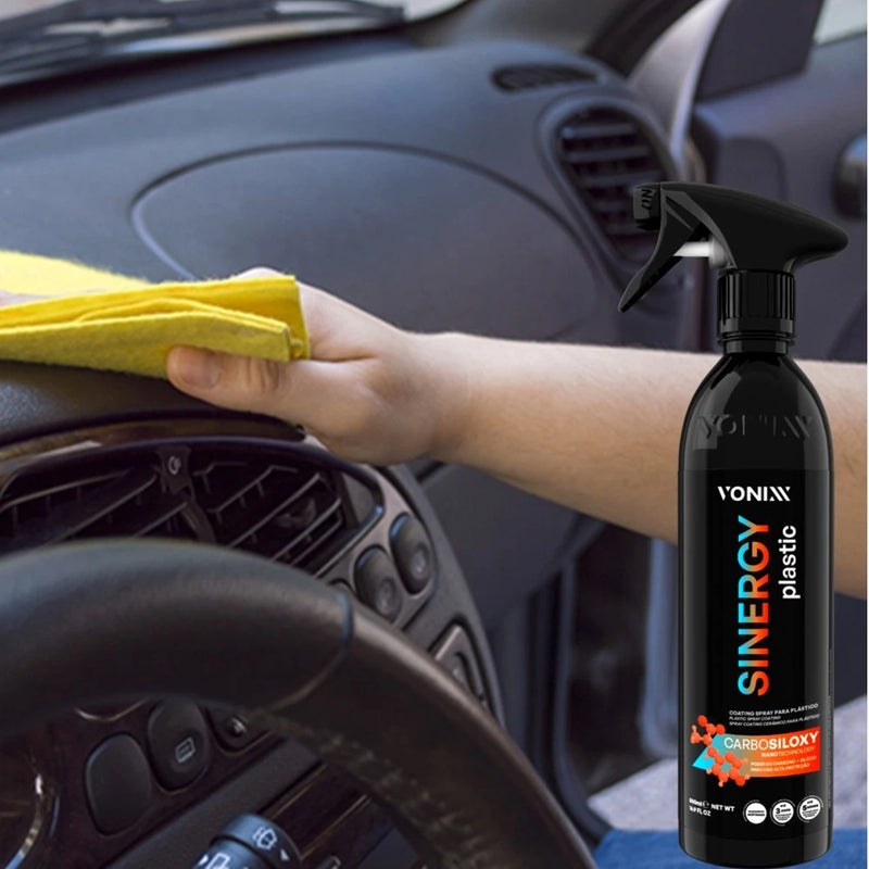 Aplicação de Sinergy Plastic Vonixx em painel automotivo