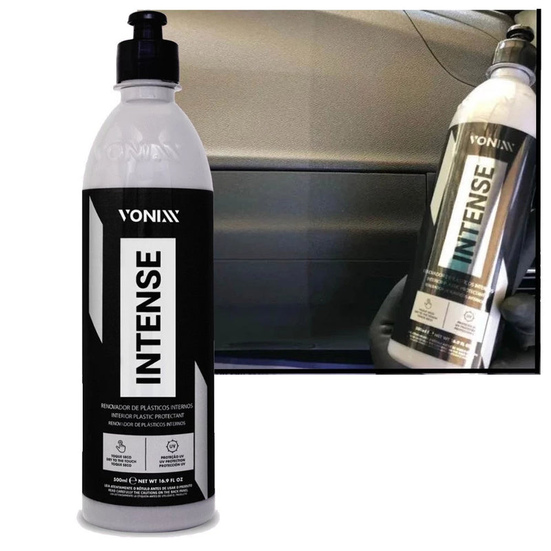 Intense Vonixx restaurando brilho natural de plásticos internos