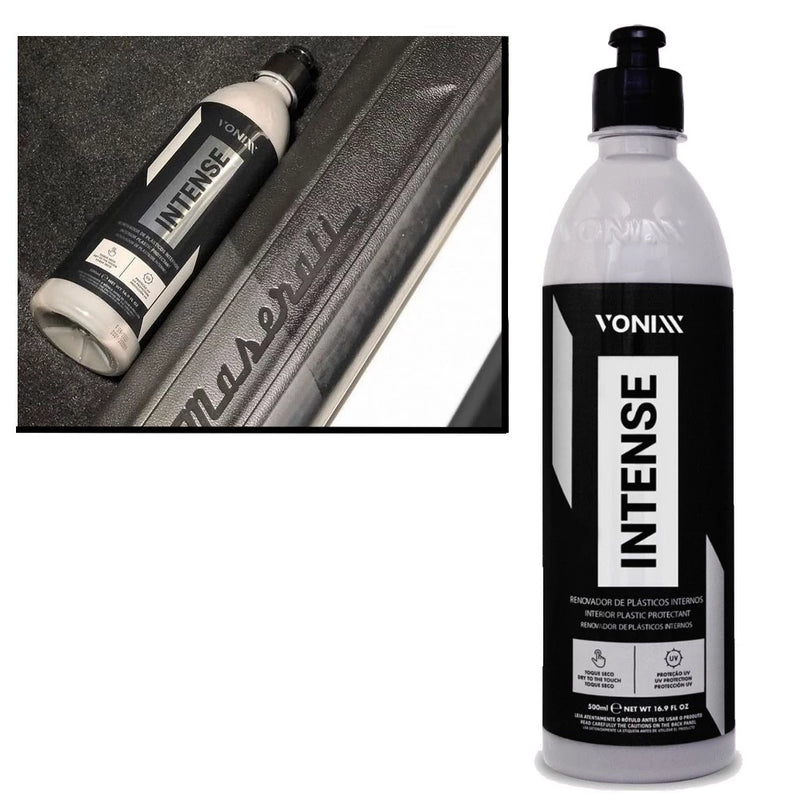 Intense Vonixx restaurando brilho natural de plásticos internos