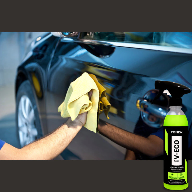 Limpeza ecológica Vonixx V-Eco Fast em uso